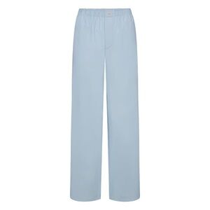 SKIMS Cotton Poplin Sleep Pants in Glacier